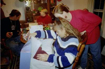 looking at lede's gift.JPG